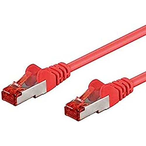 Intellinet 735247 Netzwerkkabel Cat6 SFTP LS0H RJ-45 Stecker auf RJ-45 Stecker 0,5m rot von Intellinet