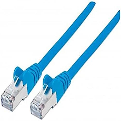 Intellinet 735315 Netzwerkkabel Cat6 SFTP LS0H Kupfer RJ-45 Stecker auf RJ-45 Stecker 1 m blau von Intellinet