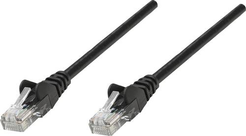 Intellinet 736022 RJ45 Netzwerkkabel, Patchkabel CAT 6 S/FTP 30.00m Schwarz vergoldete Steckkontakte von Intellinet