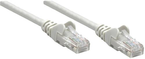 Intellinet 736992 RJ45 Netzwerkkabel, Patchkabel CAT 6a S/FTP 0.25m Grau Einzelschirm, Gesamtschirm, von Intellinet