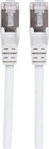 Intellinet 741361 RJ45 Netzwerkkabel, Patchkabel CAT 6a (Rohkabel CAT 7) S/FTP 1.00m Weiß Halogenfr von Intellinet