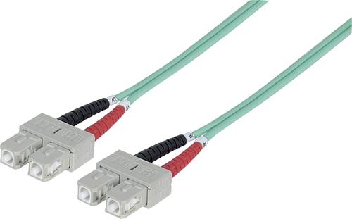 Intellinet 750837 Glasfaser LWL Anschlusskabel [1x SC-Stecker - 1x SC-Stecker] 50/125 µ Multimode O von Intellinet