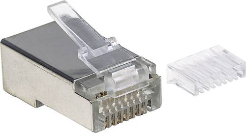 Intellinet 790635 90er-Pack Cat6 RJ45-Modularstecker STP 2-Punkt-Aderkontaktierung für Litzendraht von Intellinet