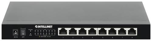Intellinet 8-Port 2,5G Ethernet PoE+ Switch 8xPSE PoE+ Ports 100W PoE-Leistungsbudget Netzwerk Switc von Intellinet
