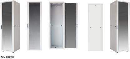 Intellinet - Basic - Schrank - Netzwerkschrank - Grau, RAL 7035 - 42HE - 48,3 cm (19) (715416) von Intellinet