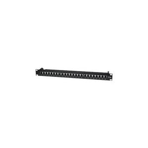 Intellinet Cat5e Shielded Patch Panel - Patch Panel - RJ-45 X 24 - Schwarz - 1U - 48,30cm (19) (513487) von Intellinet