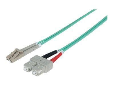 Intellinet Fiber Optic Patch Cable OM4 LC/SC 20m Violet von Intellinet
