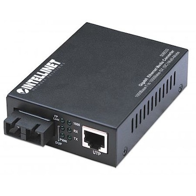 Intellinet Gigabit Ethernet Medienkonverter SC Multimode 550m von Intellinet