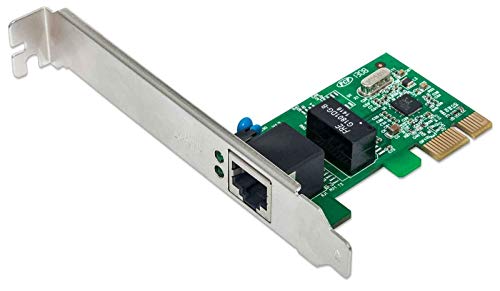 Intellinet Gigabit PCI Express Netzwerkkarte 10/100/1000 Mbit/s PCI Express Ethernet Karte 522533 von Intellinet