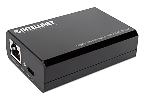 Intellinet Gigabit Ultra PoE-Splitter mit USB-C Ausgang IEEE 802.3bt/at/af-konform RJ45 45W Kunststoffgehaeuse Intellinet Gigabit Ultra PoE-Splitter mit USB-C Ausgang IEEE 802.3bt/at/af-konform RJ45 45W Kunststoffgehaeuse von Intellinet