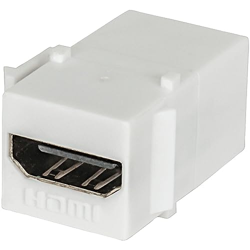 Intellinet HDMI Keystone-Modul Inline-Kupplung (HDMI-Buchse auf HDMI-Buchse) weiß von Intellinet