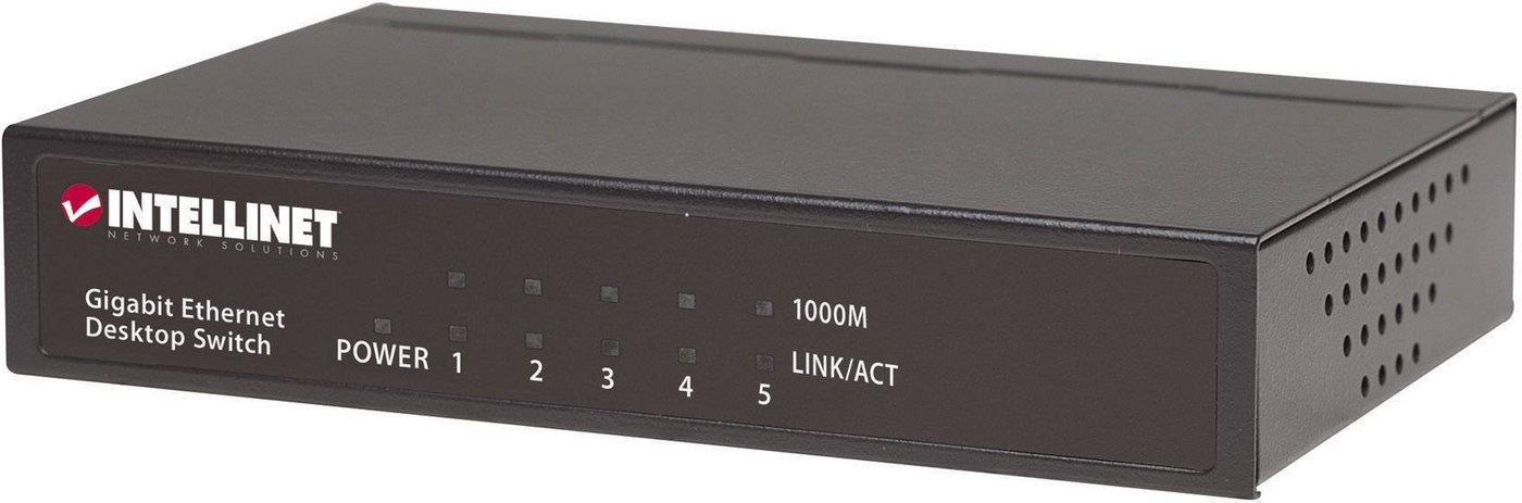 Intellinet INTELLINET Gigabit Ethernet DestopSwitch 5 Port Netzwerk-Switch von Intellinet