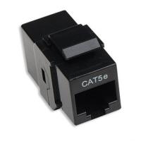 Intellinet Inline Coupler Keystone Type - Keystone-Koppler - RJ-45 (W) - RJ-45 (W) - CAT 5e - Schwarz (504775) von Intellinet