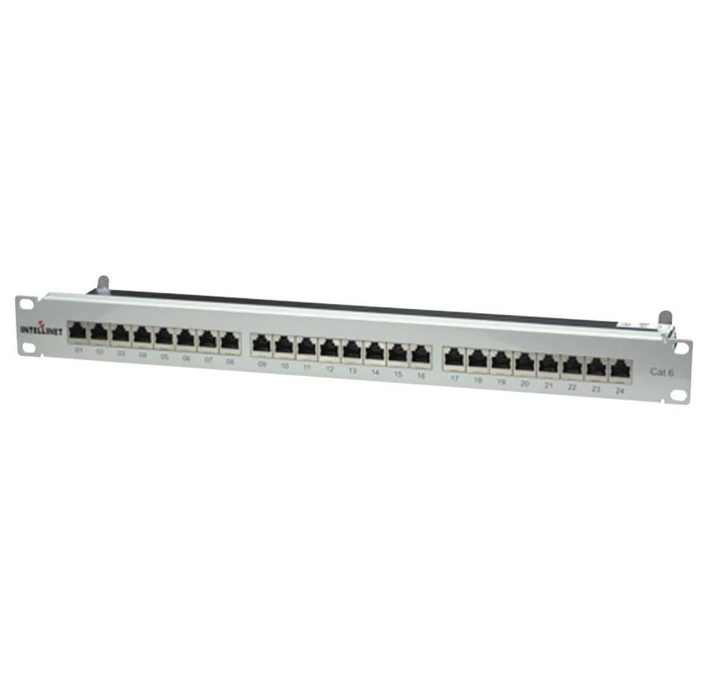 Intellinet Intellinet 720014 24 Port Netzwerk-Patchpanel 483 mm (19) CAT 6 Bes Netzwerk-Patch-Panel von Intellinet