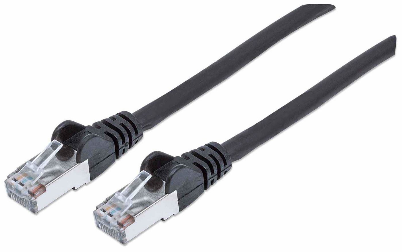 Intellinet Intellinet Patchkabel Cat6a-Stecker/Cat7-Rohkabel 5m schwarz LAN-Kabel von Intellinet