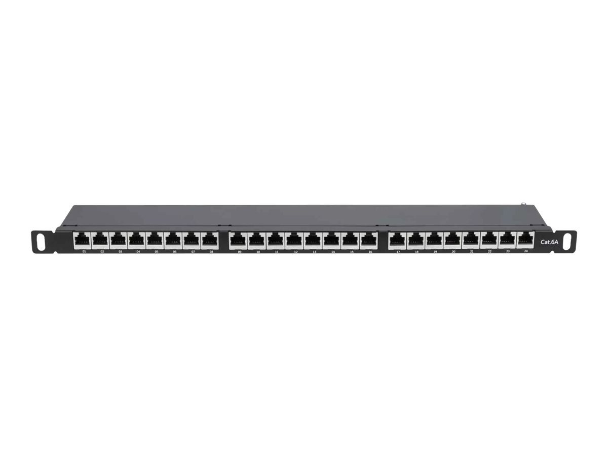 Intellinet Kabelkanal INTELLINET 19" 24-Port Cat6a Patchpanel FTP 0,5 HE schwarz Intellinet Kabelkanal INTELLINET 19" 24-Port Cat6a Patchpanel FTP 0,5 HE schwarz von Intellinet