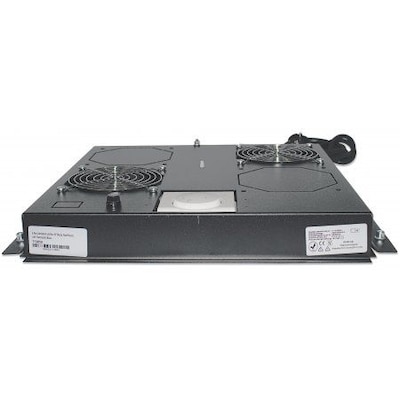 Intellinet Kühleinheit 2 Lüfter für 19" Racks Deckenmontage schwarz von Intellinet