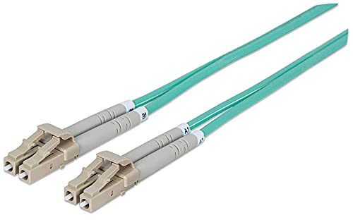 Intellinet LWL Kabel LC/LC OM3 2m Tuerkis 50/125um Duplex Multimode von Intellinet