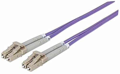 Intellinet LWL Kabel LC/LC OM4 3m violett 50/125um Duplex Multimode von Intellinet