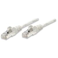 Intellinet Network Patch Cable, Cat5e, 20m, Grey, CCA, F/UTP, PVC, RJ45, Gold Plated Contacts, Snagless, Booted, Lifetime Warranty, Polybag - Patch-Kabel - RJ-45 (M) zu RJ-45 (M) - 20 m - FTP - CAT 5e - Grau von Intellinet