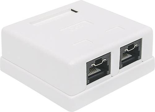 Intellinet Netzwerkdose Aufputz CAT 3, CAT 4, CAT 5, CAT 5e, CAT 6 2 Port Weiß Intellinet Netzwerkdose Aufputz CAT 3, CAT 4, CAT 5, CAT 5e, CAT 6 2 Port Weiß von Intellinet