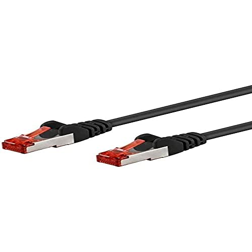 Intellinet Netzwerkkabel Cat6 S/FTP LS0H 15m Schwarz RJ-45 Stecker/RJ-45 Stecker Vergoldete Kontakte von Intellinet