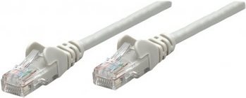 Intellinet Premium - Patch-Kabel - RJ-45 (M) bis RJ-45 (M) - 20,0m - SFTP - CAT 6a - gestiefelt, ohne Haken - Grau (737067) von Intellinet