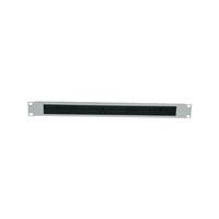 Intellinet - Rack-Blende mit Bürste für Kabeldurchführung - Schwarz, RAL 9005 - 2U - 48,3 cm (19) (712774) von Intellinet