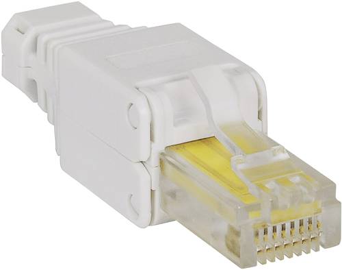 Intellinet Werkzeugloser RJ45-Stecker RJ45-Modularstecker kein Crimpwerkzeug benötigt 790482 Farbko von Intellinet