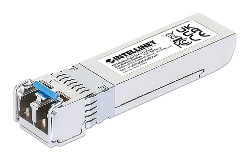 intellinet 507479 10 Gigabit SFP+ Mini-GBIC Transceiver für LWL-Kabel (10GBase-LR (LC) Singlemode-Port 10 km) von Intellinet