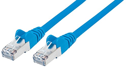 intellinet 740609 Netzwerkkabel Cat7-Rohkabel mit Cat6a-Stecker 100% Kupfer LS0H 0,25m blau von Intellinet