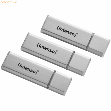Intenso International 3 x Intenso Speicherstick USB 2.0 Alu Line 32GB Intenso International 3 x Intenso Speicherstick USB 2.0 Alu Line 32GB von Intenso International