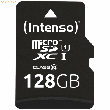 Intenso International Intenso 128GB microSDXC Class10 UHS-I Premium + von Intenso International