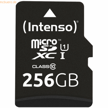 Intenso International Intenso 256GB mircoSDXC Class10 UHS-I Premium + von Intenso International