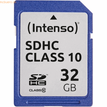 Intenso International Intenso 32GB Secure Digital Cards SD von Intenso International