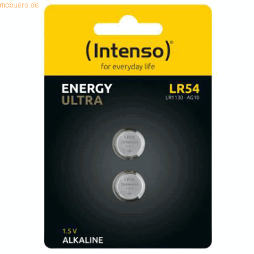 Intenso International Intenso Alkaline Knopfzellen LR 54 2er Blister von Intenso International