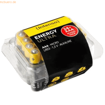 Intenso International Intenso Batteries Energy Ultra AAA LR03 24er Pac Intenso International Intenso Batteries Energy Ultra AAA LR03 24er Pac von Intenso International