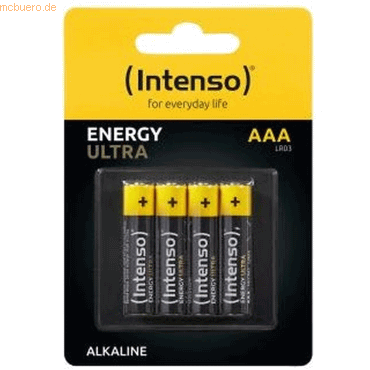 Intenso International Intenso Batteries Energy Ultra AAA LR03 4er Blis von Intenso International