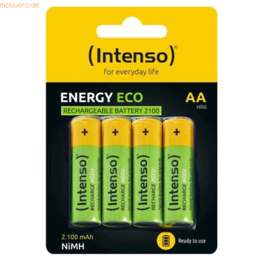 Intenso International Intenso Batteries Rechargeable Eco AA HR6 2100mA von Intenso International