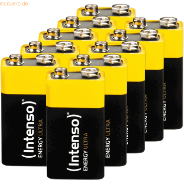 Intenso International Intenso Energy Ultra 9V 6LR61 E-Block blister 10 von Intenso International