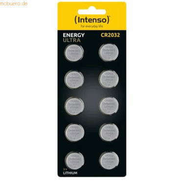 Intenso International Intenso Lithium Knopfzellen Energy Ultra CR 2032 von Intenso International
