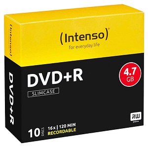 10 Intenso DVD+R 4,7 GB von Intenso