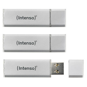 3 Intenso USB-Sticks Alu Line silber 16 GB 3 Intenso USB-Sticks Alu Line silber 16 GB von Intenso
