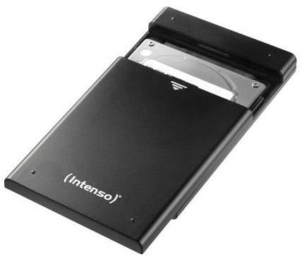 External HD Kit 2,5" (1TB) schwarz von Intenso