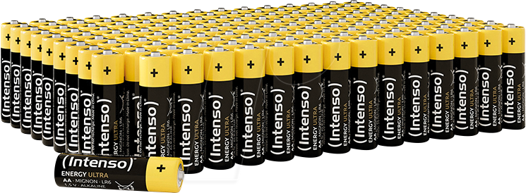 INTENSO 150X AA - Energy Ultra, Alkaline Batterie, AA (Mignon), 150er-Pack von Intenso