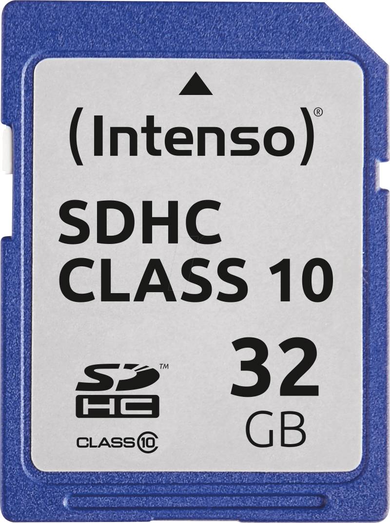 INTENSO 3411480 - SDHC-Speicherkarte 32GB, Intenso Class 10 von Intenso