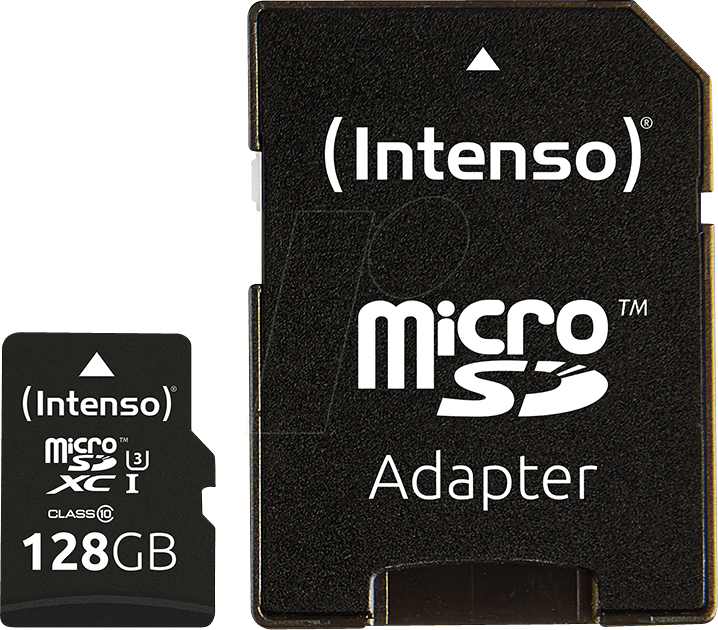 INTENSO 3433491 - MicroSDXC-Speicherkarte 128GB, Intenso UHS-I Professional INTENSO 3433491 - MicroSDXC-Speicherkarte 128GB, Intenso UHS-I Professional von Intenso