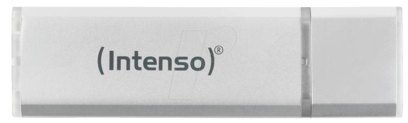 INTENSO 3521452 - USB-Stick, USB 2.0, 4 GB, Alu Line silber von Intenso