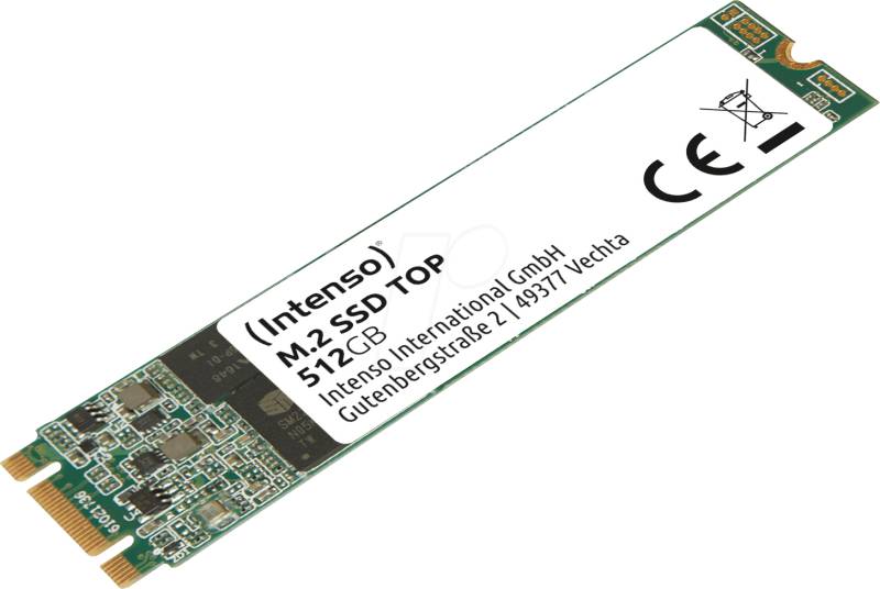 INTENSO 3832450 - Intenso Top Performance SSD 512GB M.2 SATA von Intenso