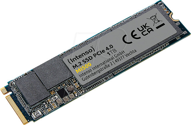 INTENSO 3836460 - Intenso 1TB M.2 SSD PCIe 4.0 MI500 von Intenso